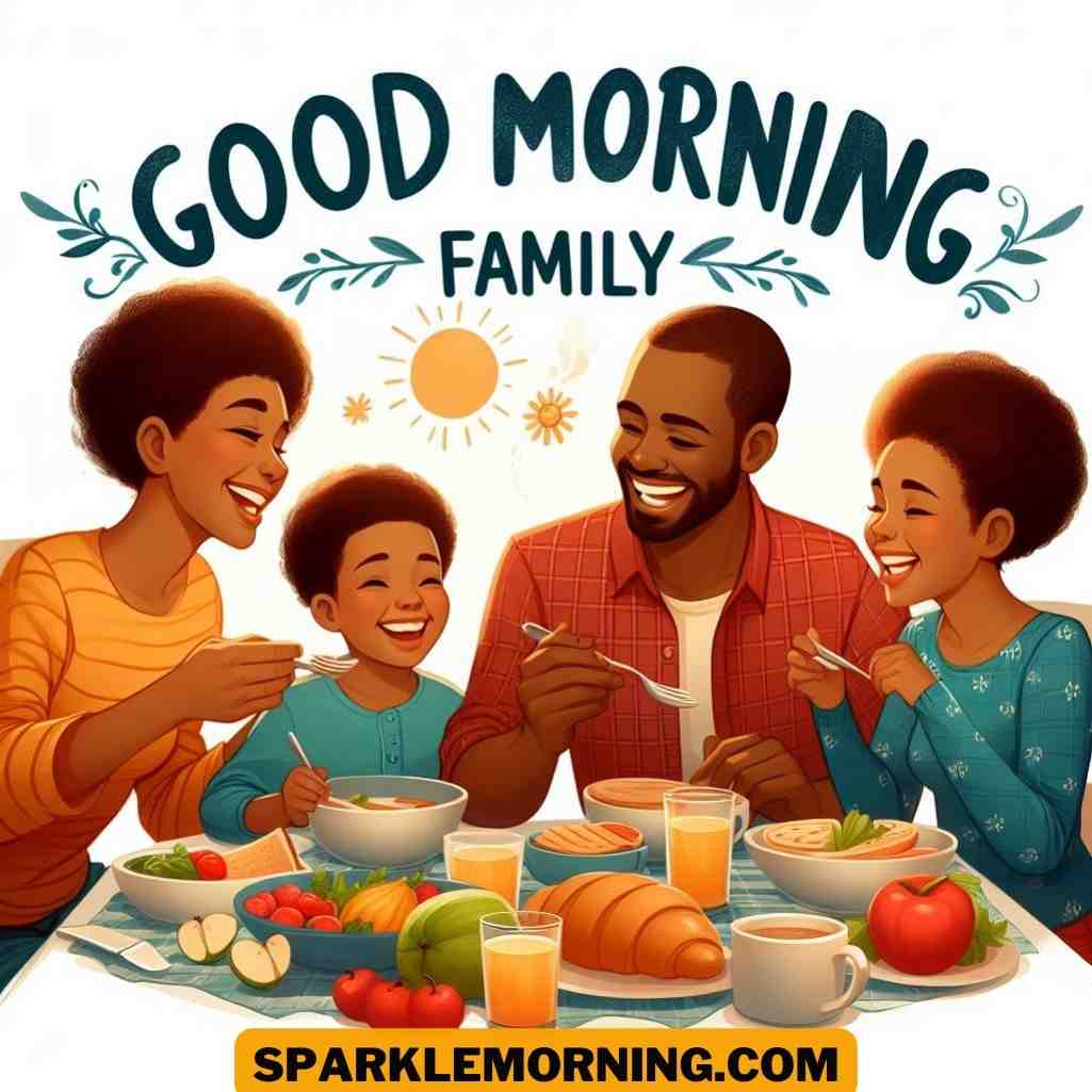 good morning family images