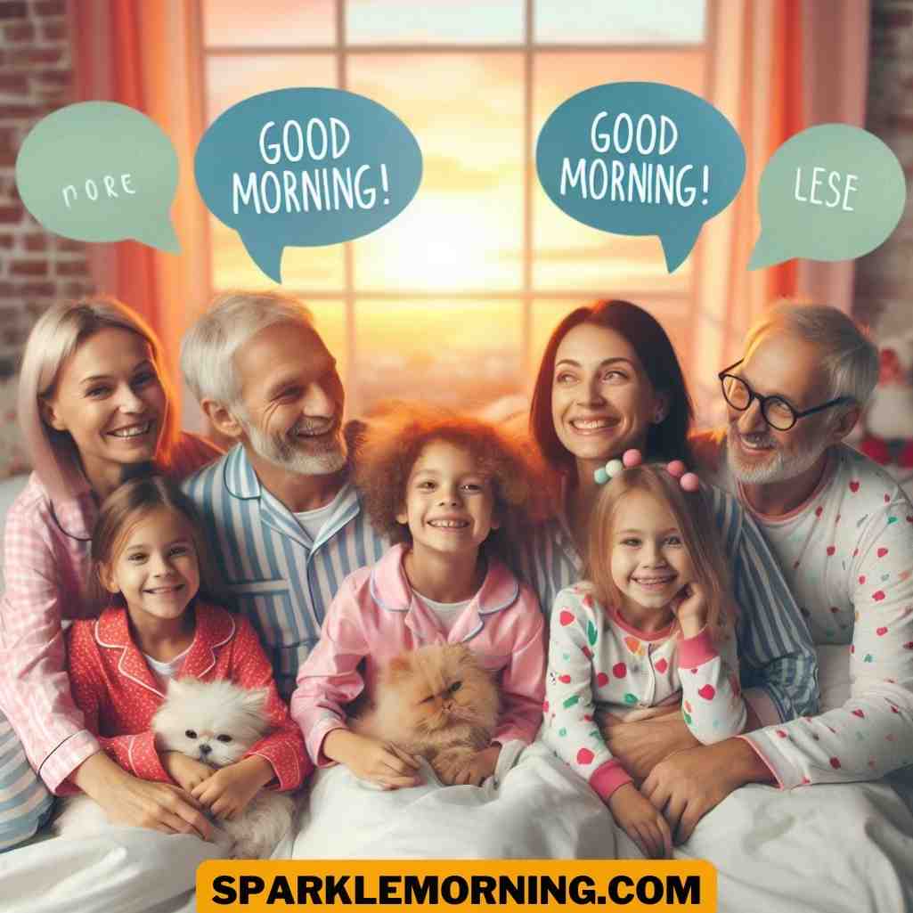 good morning family images