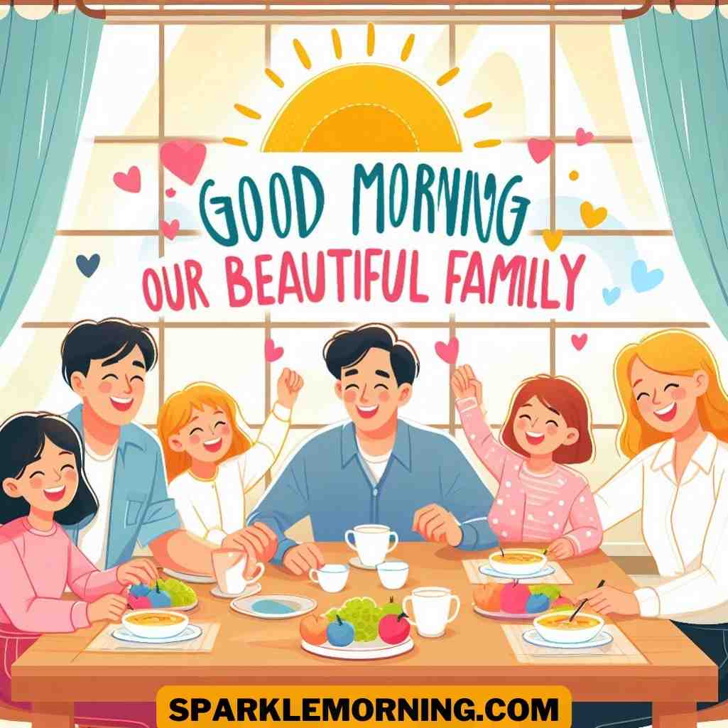 good morning family images