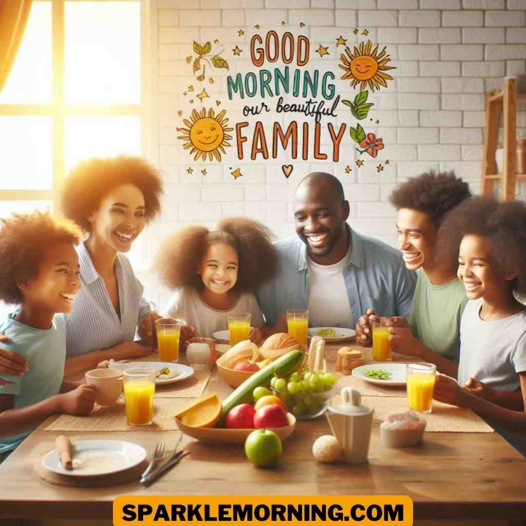 good morning family images