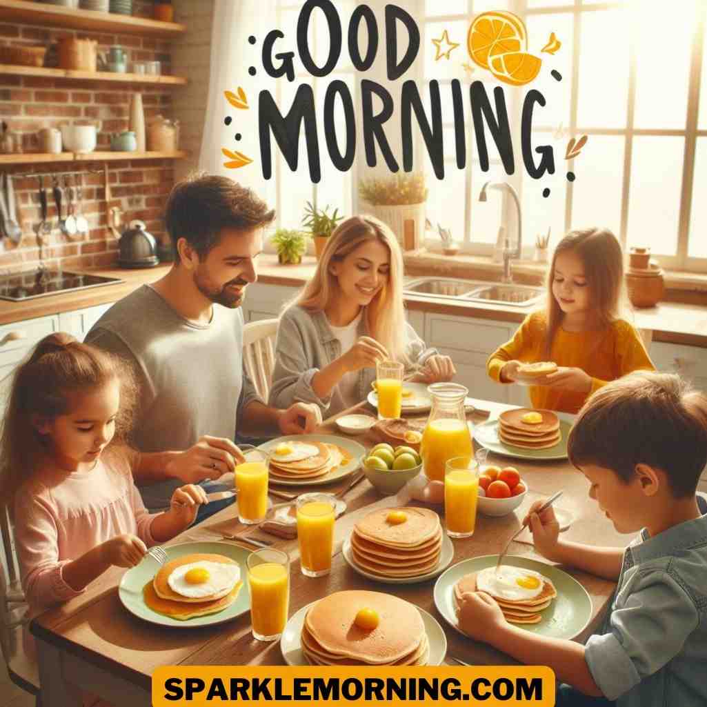 good morning family images