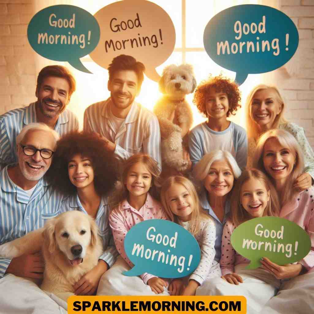 good morning family images