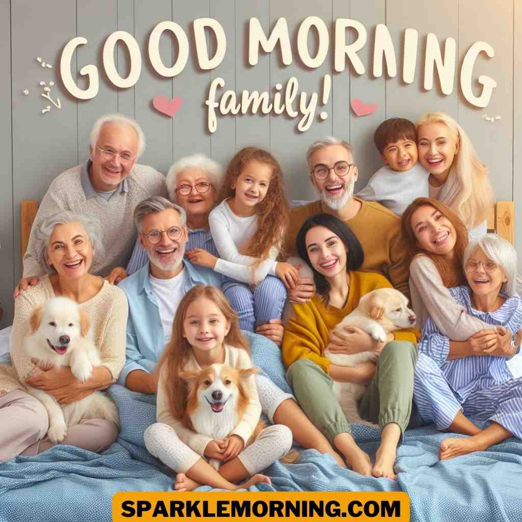 good morning family images