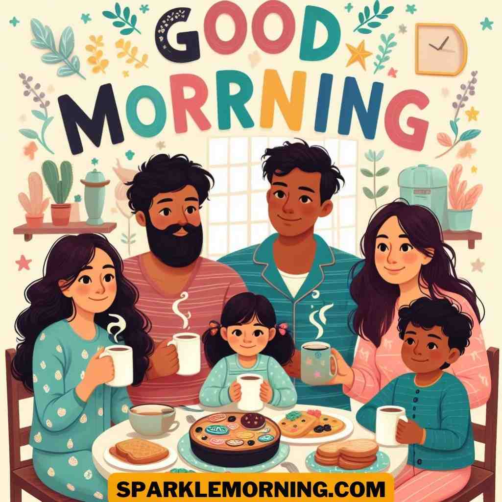 good morning family images