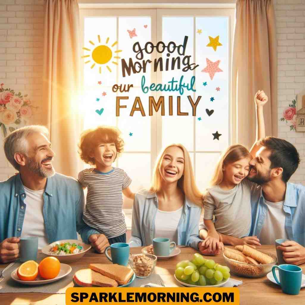 good morning family images