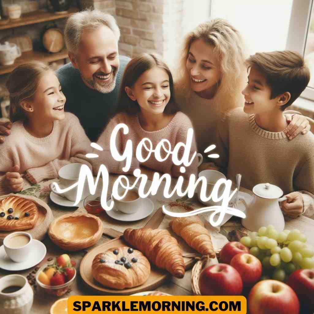 good morning family images