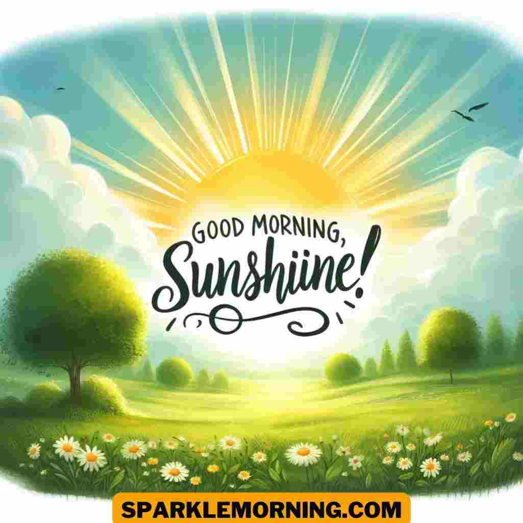good morning sunshine images