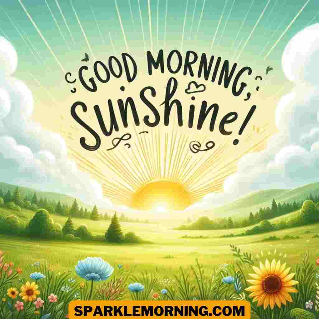 good morning sunshine images