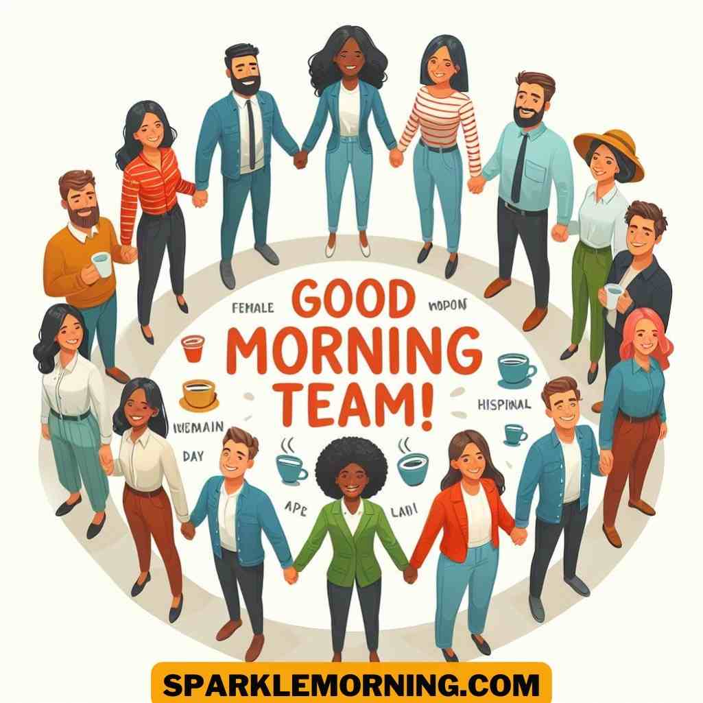 good morning team images