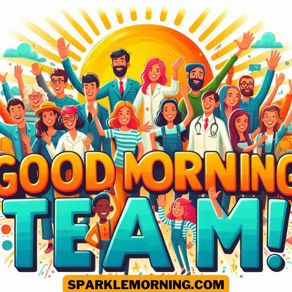 good morning team images