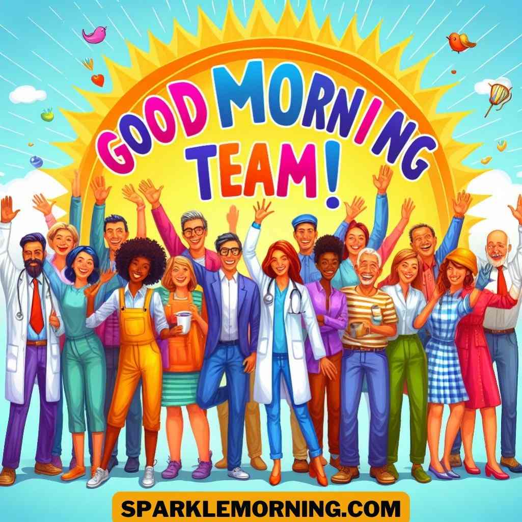 good morning team images
