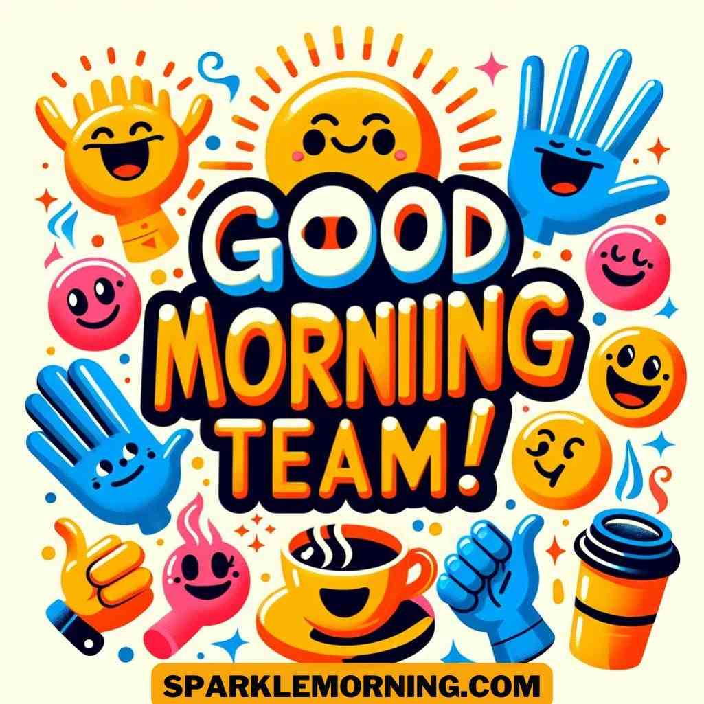 good morning team images