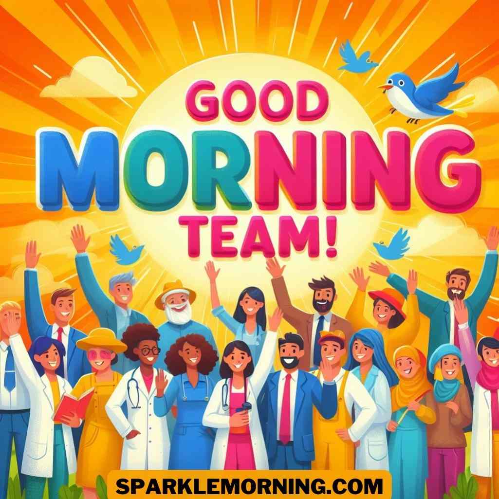good morning team images