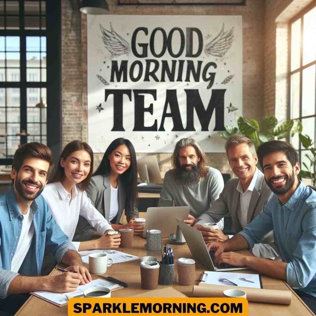 good morning team images