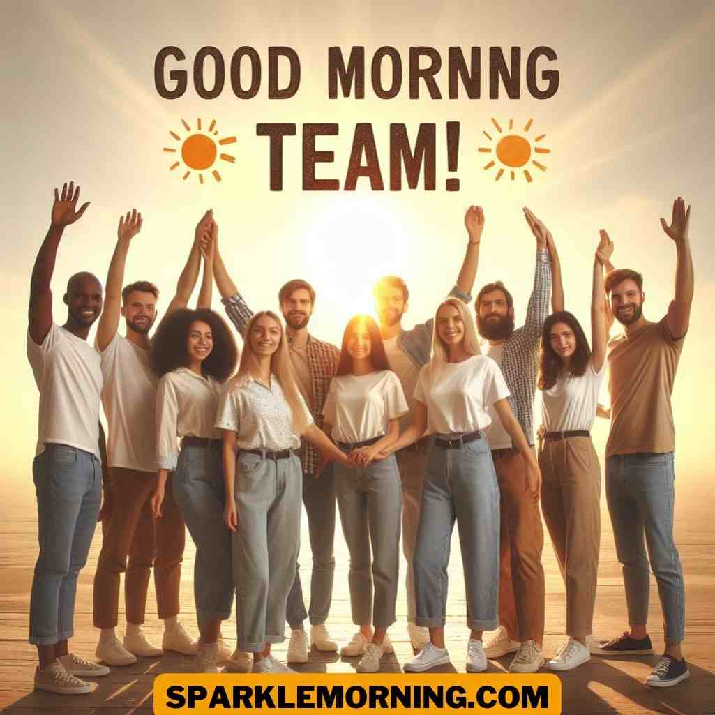 good morning team images