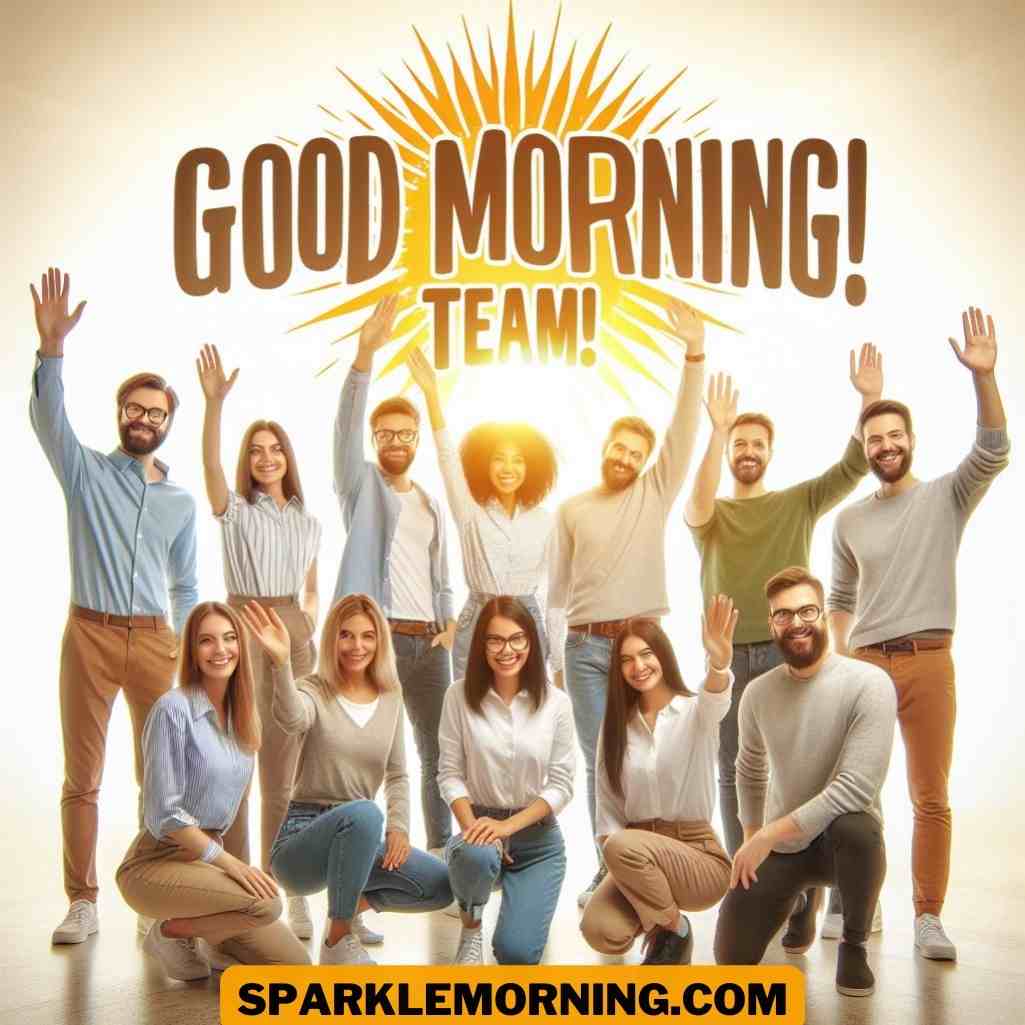 good morning team images