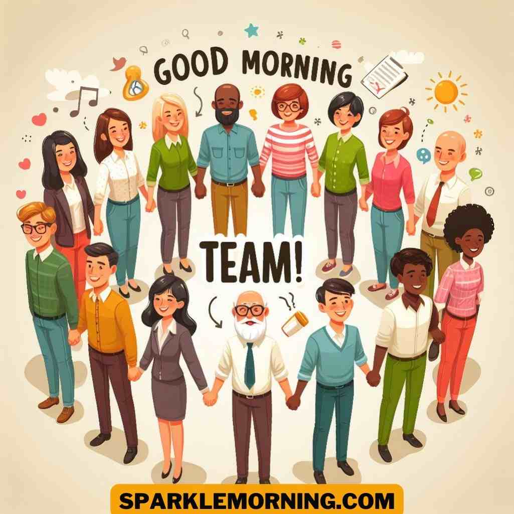 good morning team images