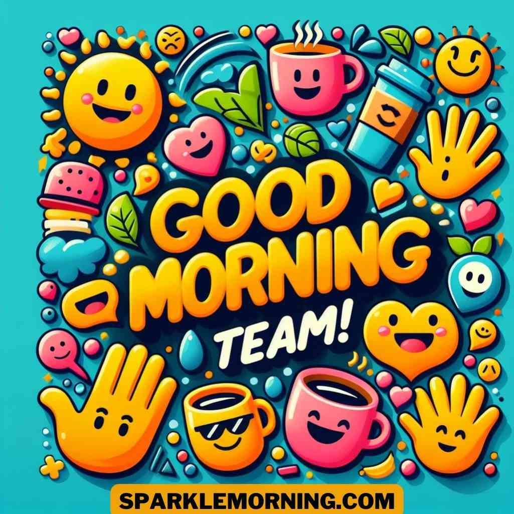 good morning team images