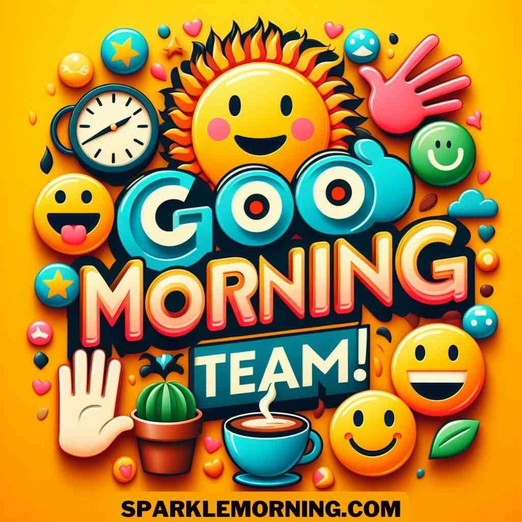 good morning team images