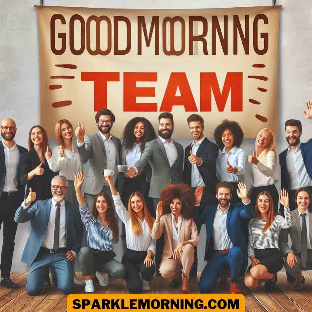 good morning team images