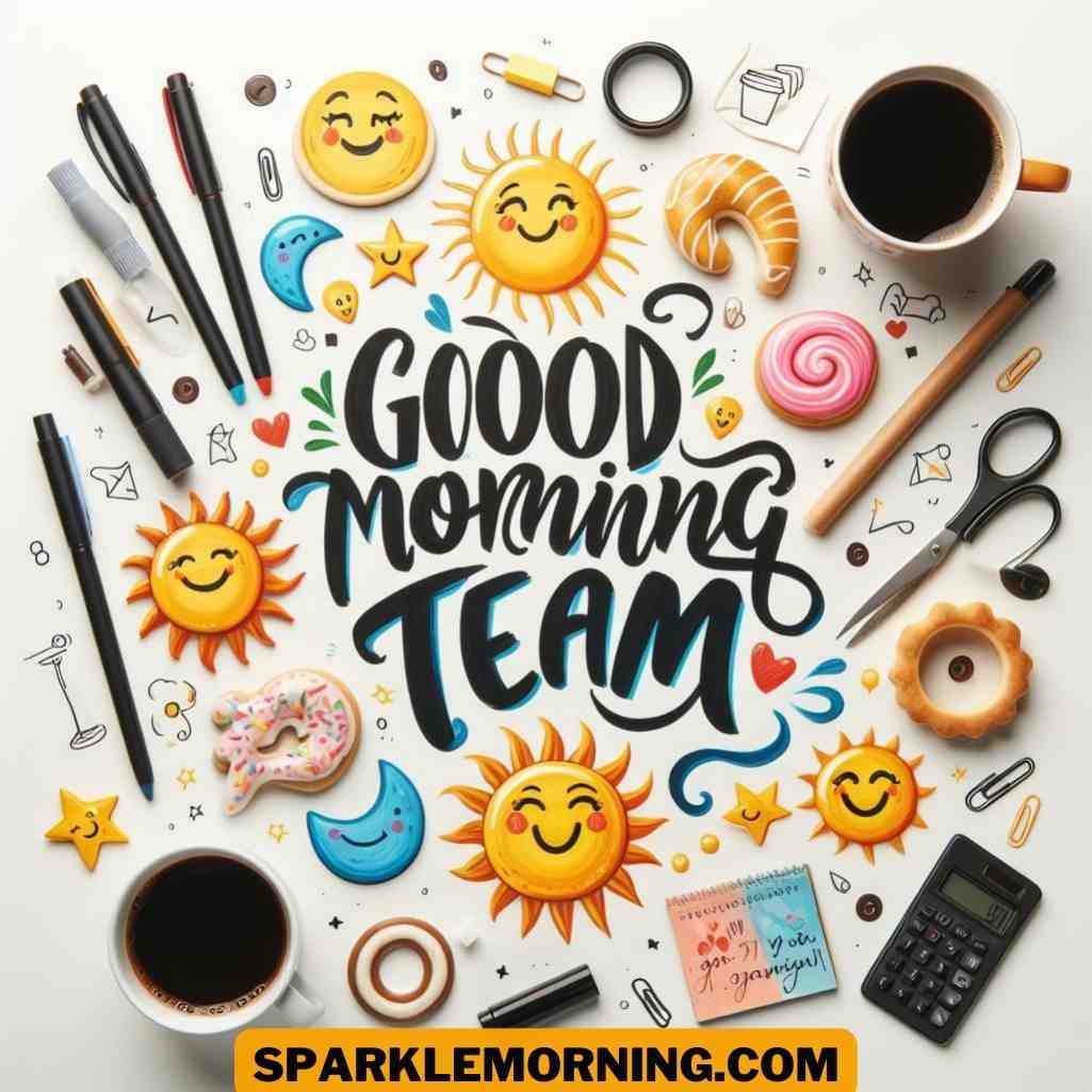 good morning team images
