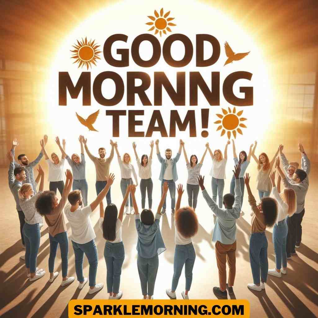 good morning team images
