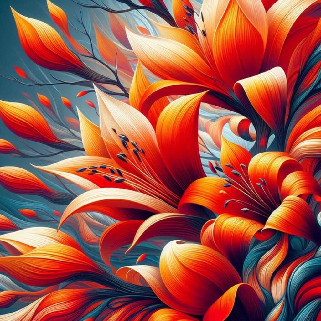 Palash Flower Good Morning Images