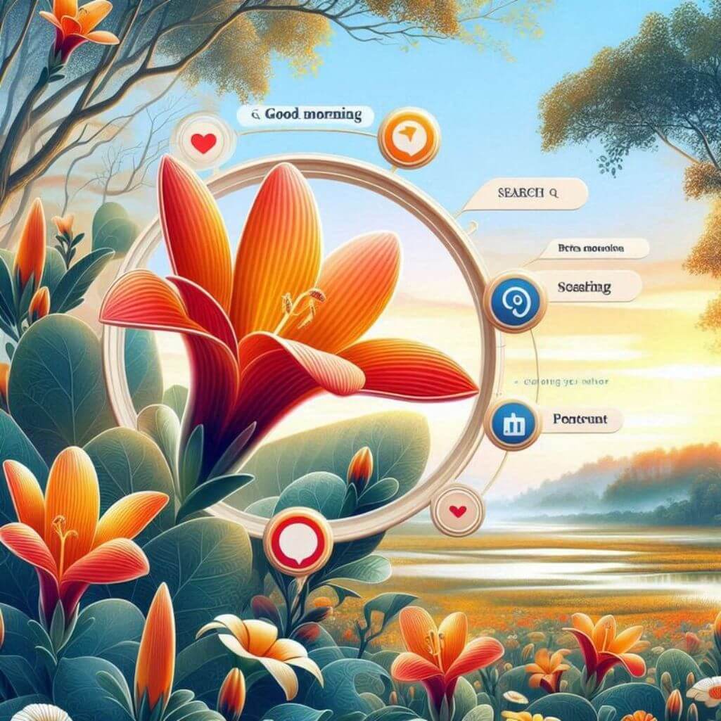 Palash Flower Good Morning Images