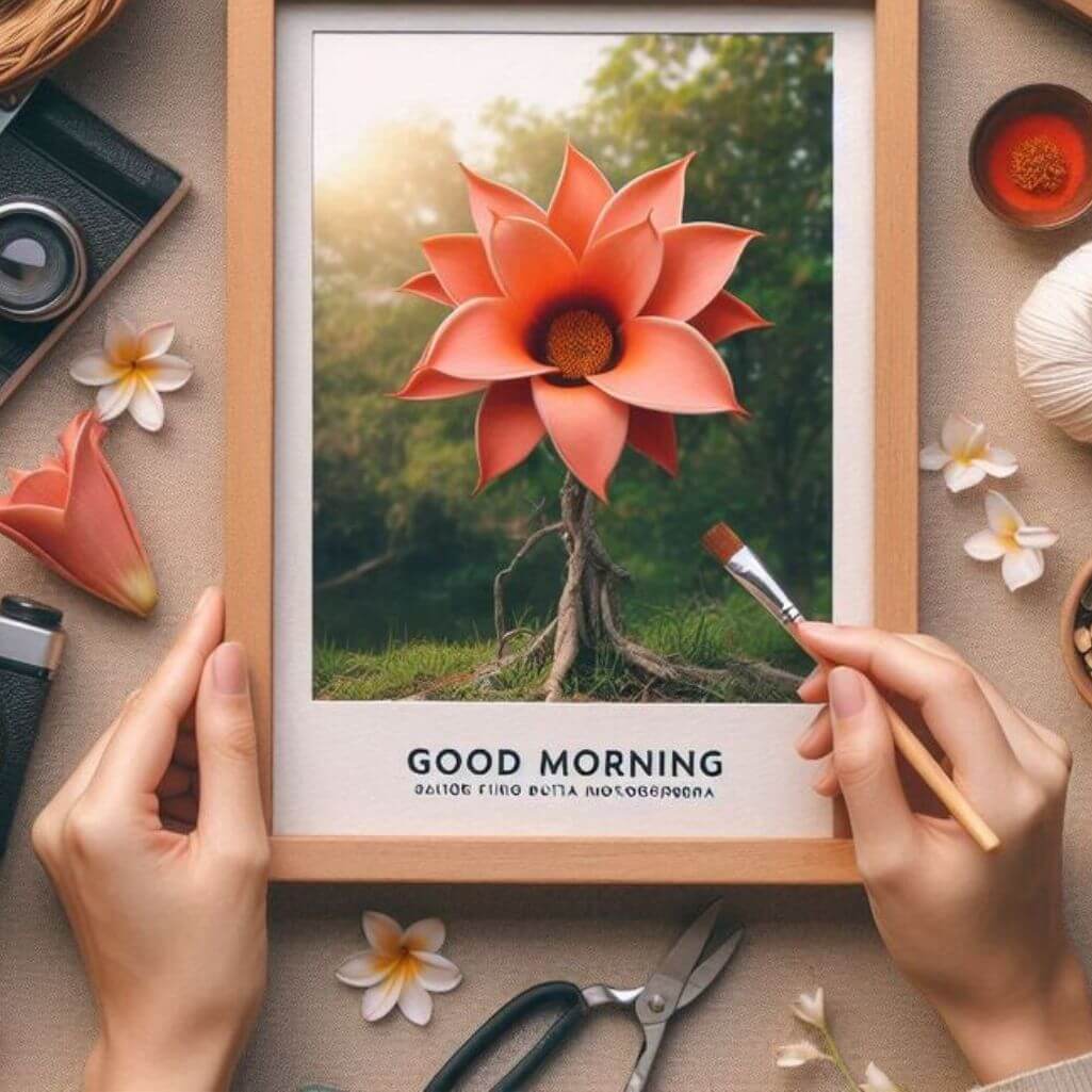 Palash Flower Good Morning Images