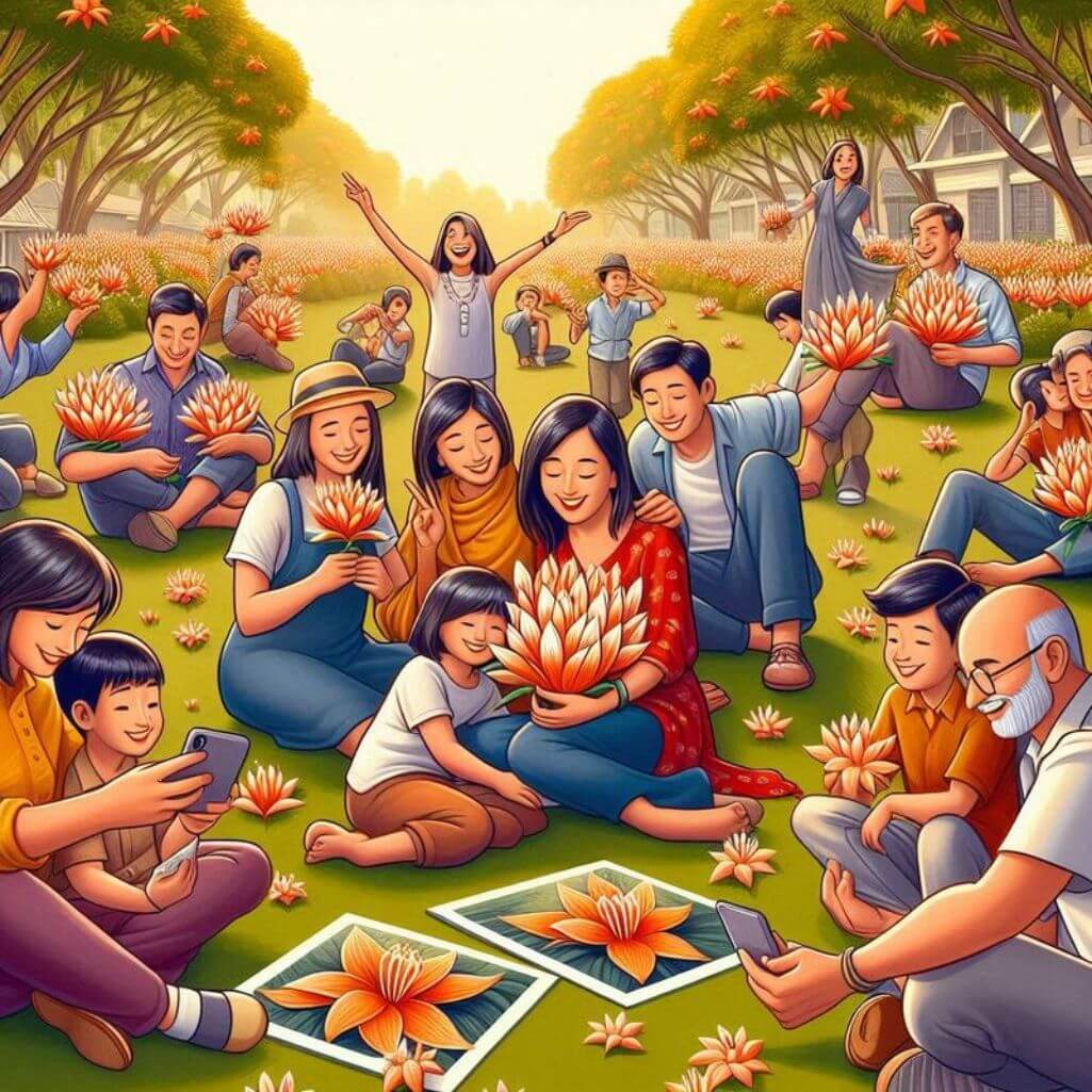 Palash Flower Good Morning Images