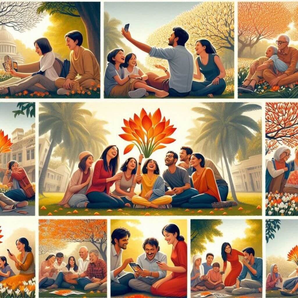 Palash Flower Good Morning Images