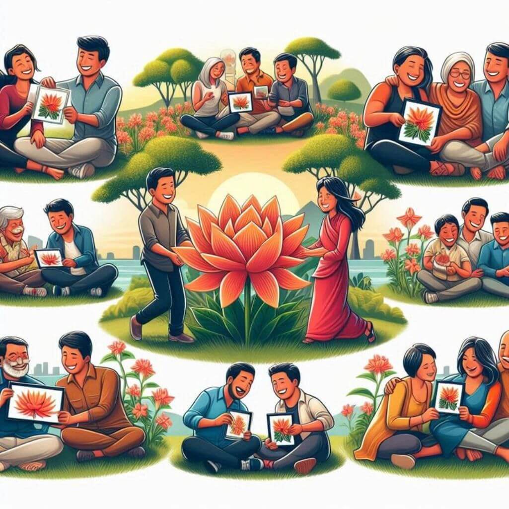 Palash Flower Good Morning Images