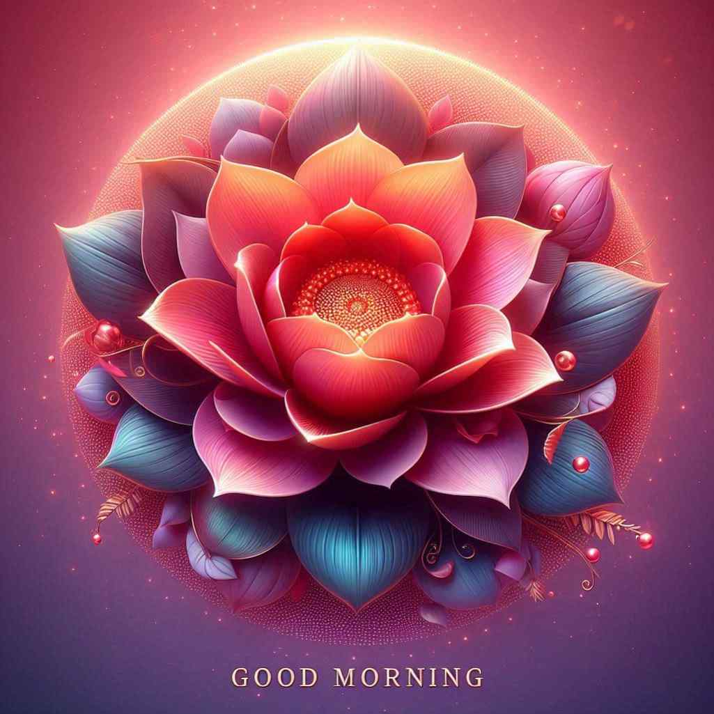 Roja Flower Good Morning Images