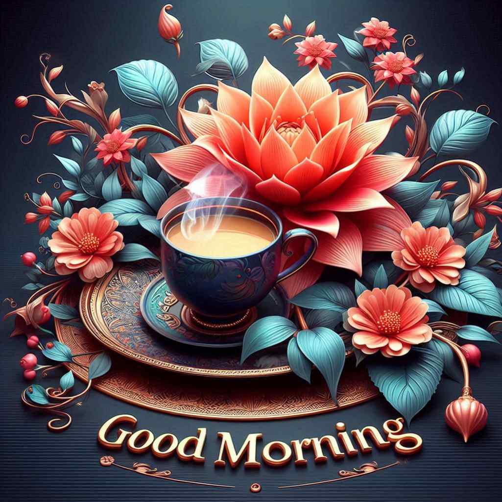 Roja Flower Good Morning Images