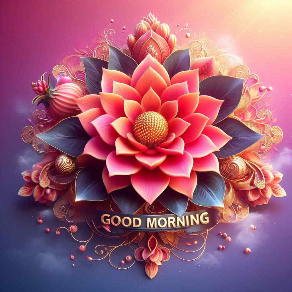 Roja Flower Good Morning Images