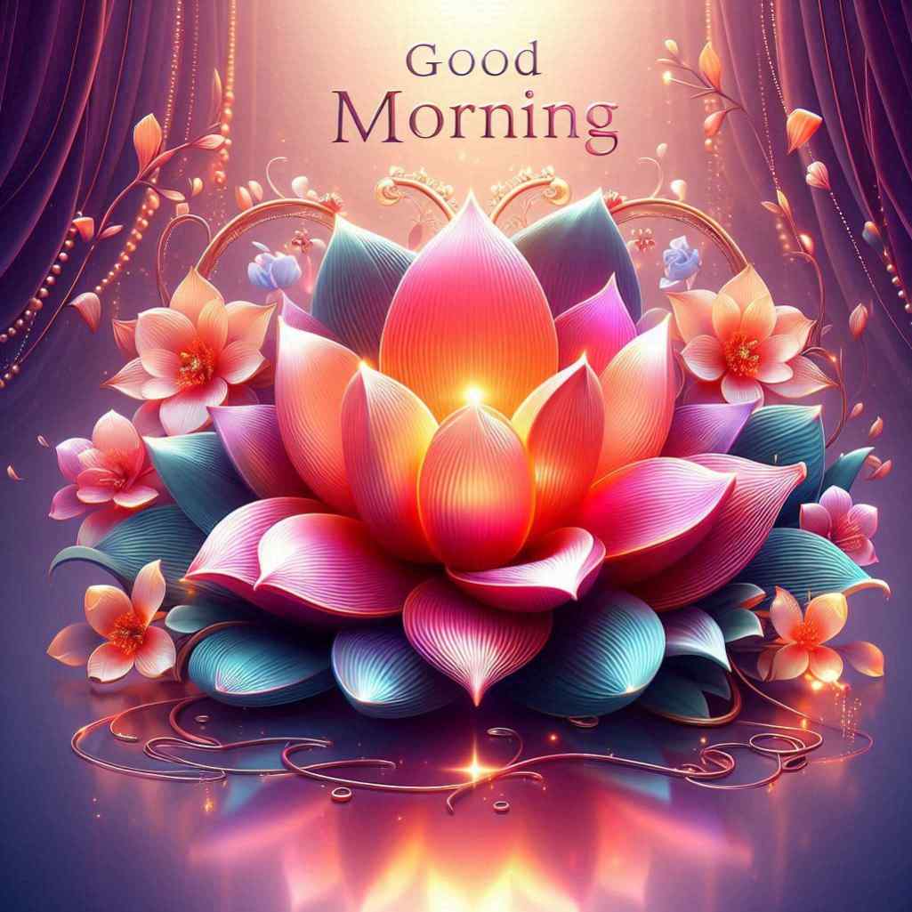 Roja Flower Good Morning Images