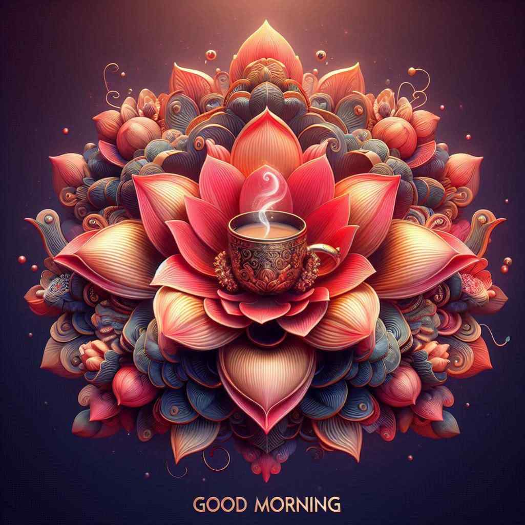 Roja Flower Good Morning Images