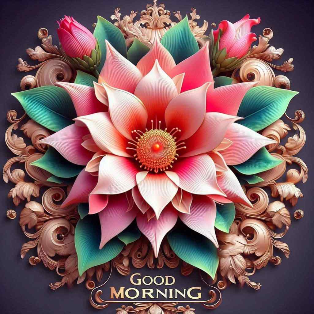 Roja Flower Good Morning Images