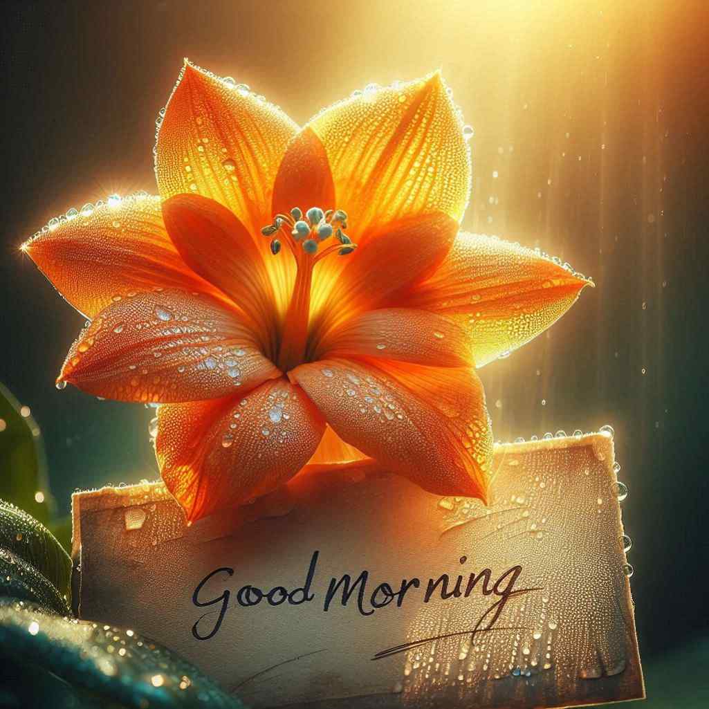 parijat flower good morning images