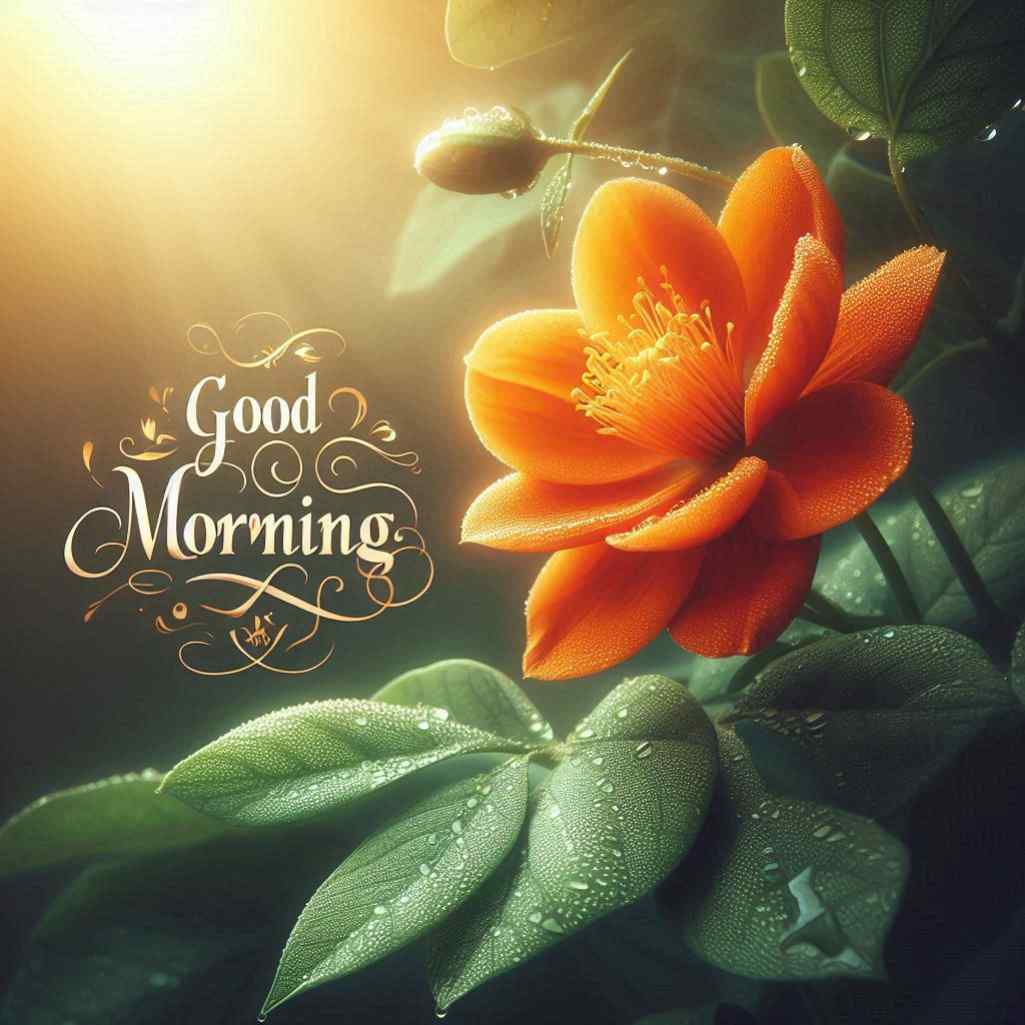 parijat flower good morning images