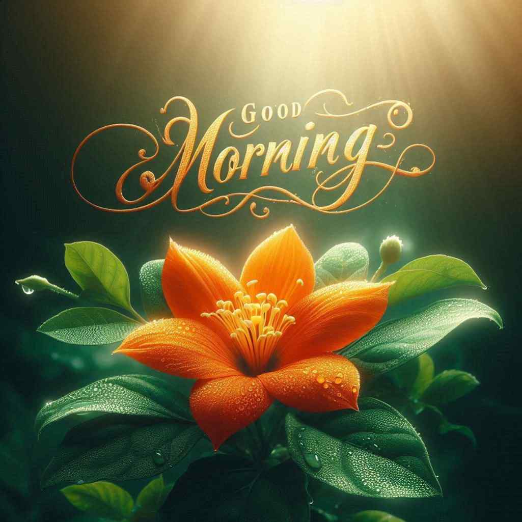 parijat flower good morning images