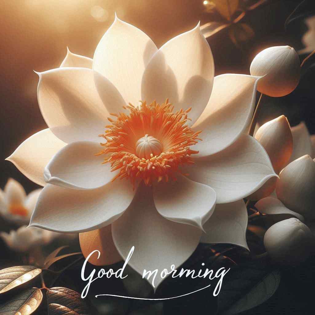 parijat flower good morning images