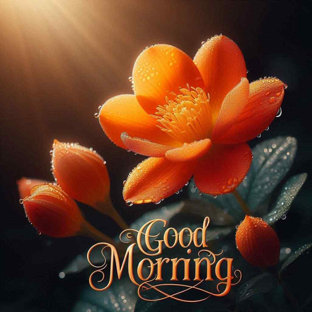 parijat flower good morning images