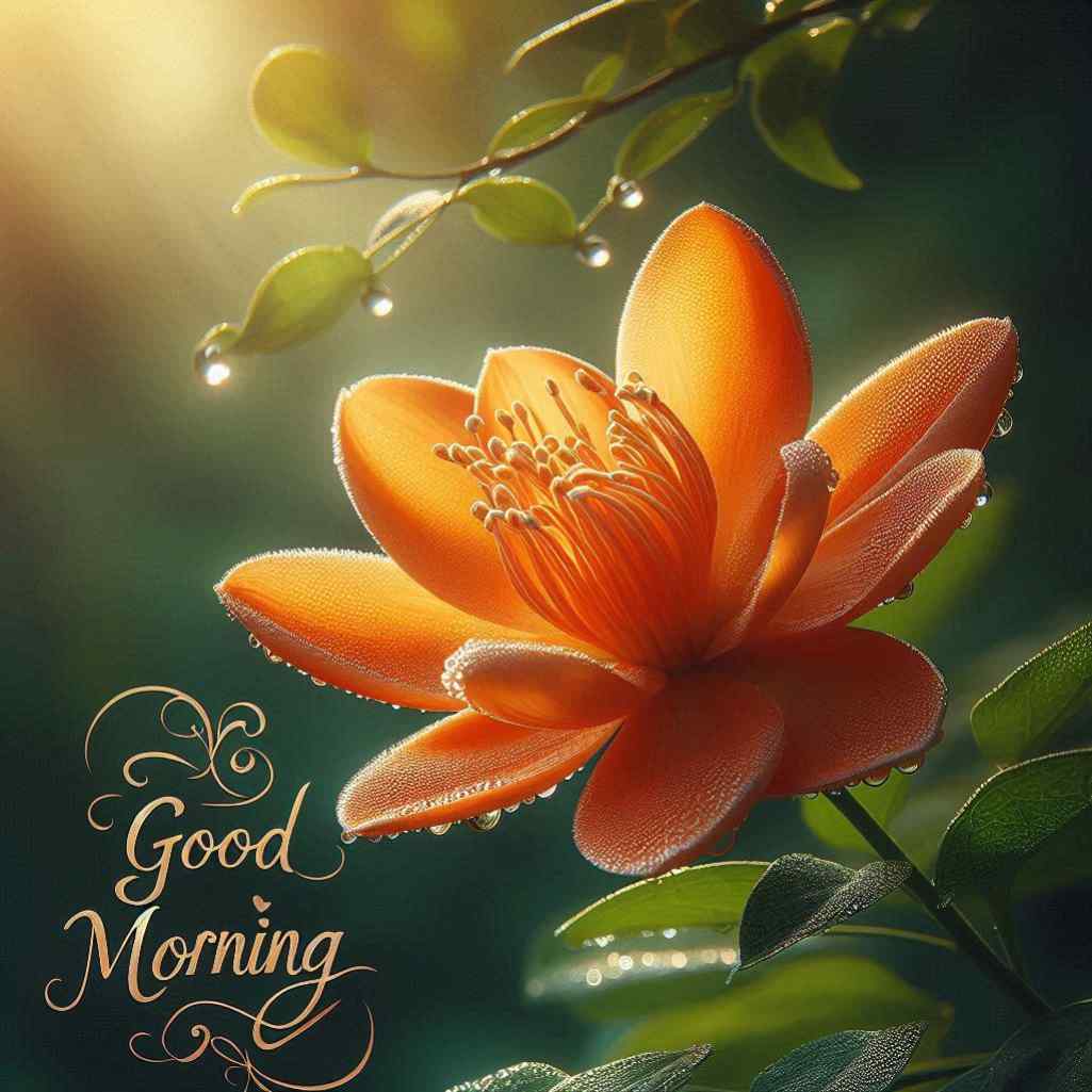 parijat flower good morning images