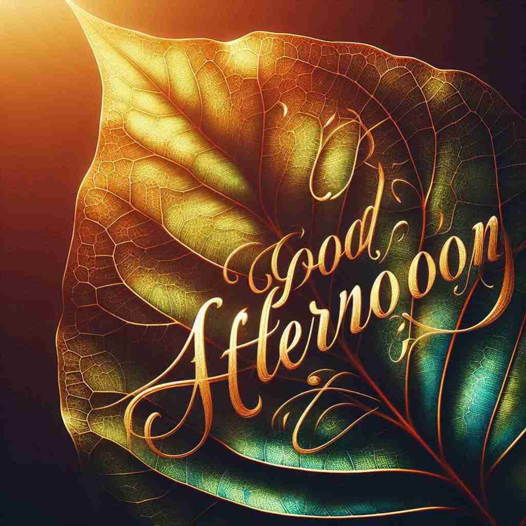 Good Afternoon Leaf Image