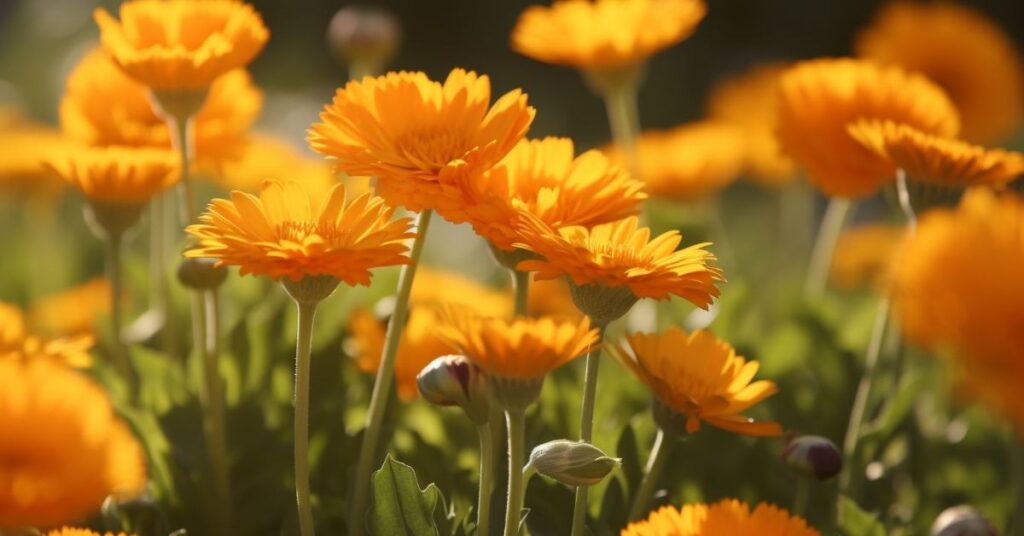 Calendula represent healing