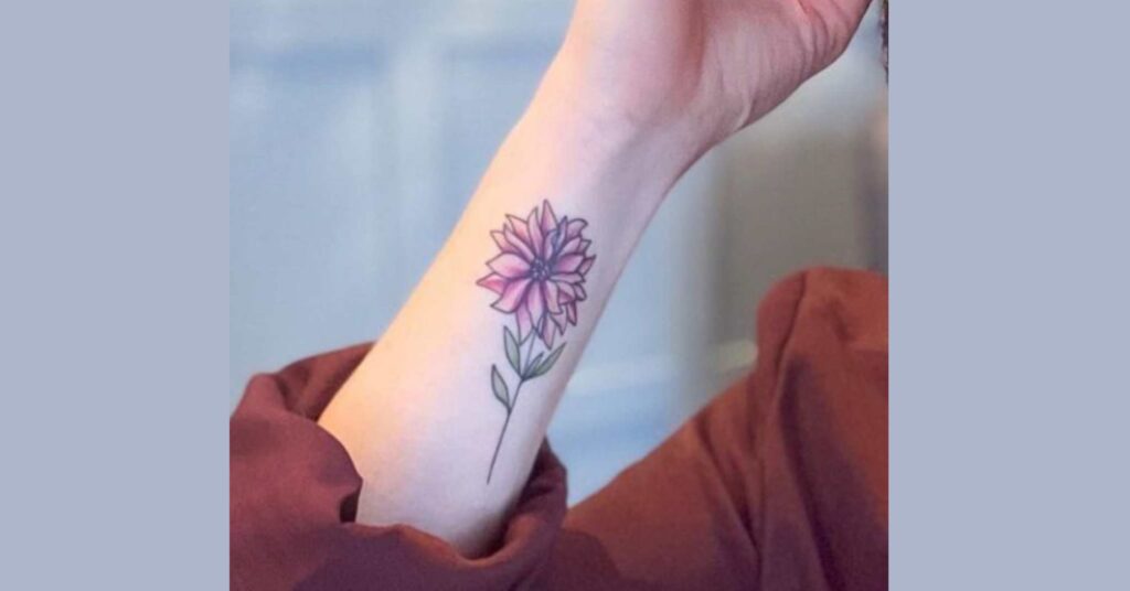 Dahlia Flower Tattoo Meaning
